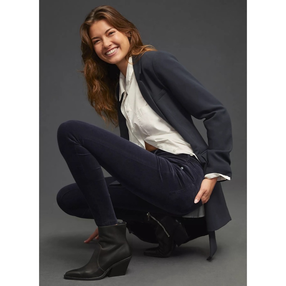 Anthropologie Pilcro High-Rise Skinny Corduroy Pants NWOT SZ 33